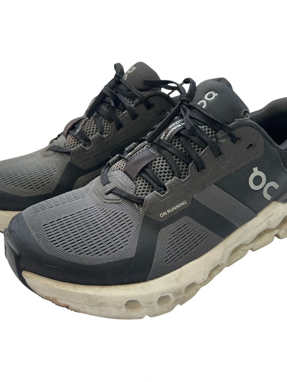 On Cloud Running Cloudrunner 2 Shoes Mens Size 9 Lace Up Sneakers Black